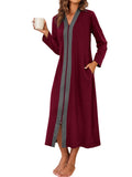 women robes,zipper robes