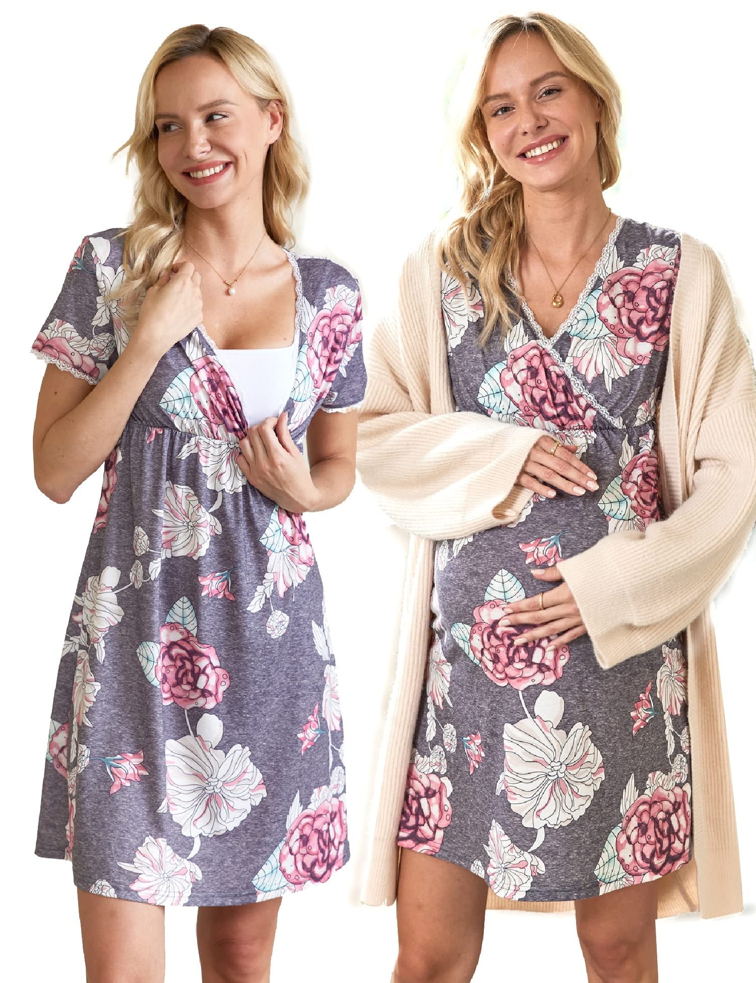 women nightgowns,maternity nightgowns,nursing nightgowns